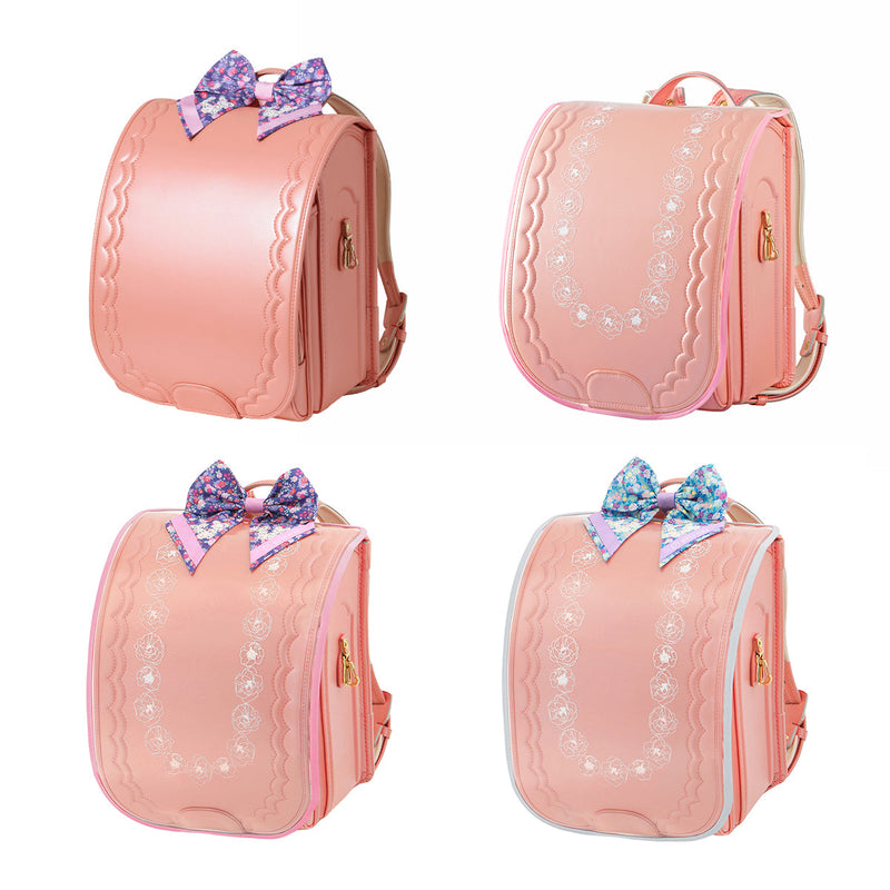 カバーやリボンでランドセルをドレスアップ