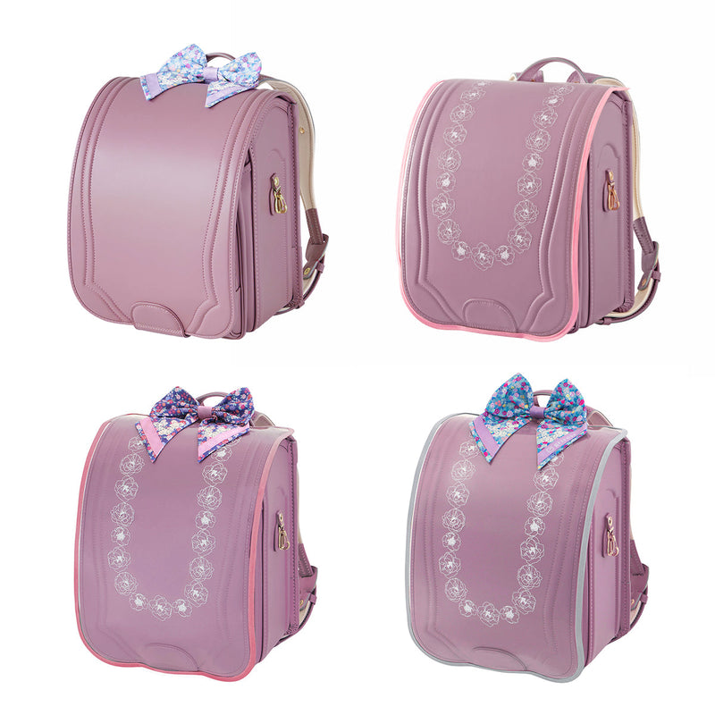 カバーやリボンでランドセルをドレスアップ