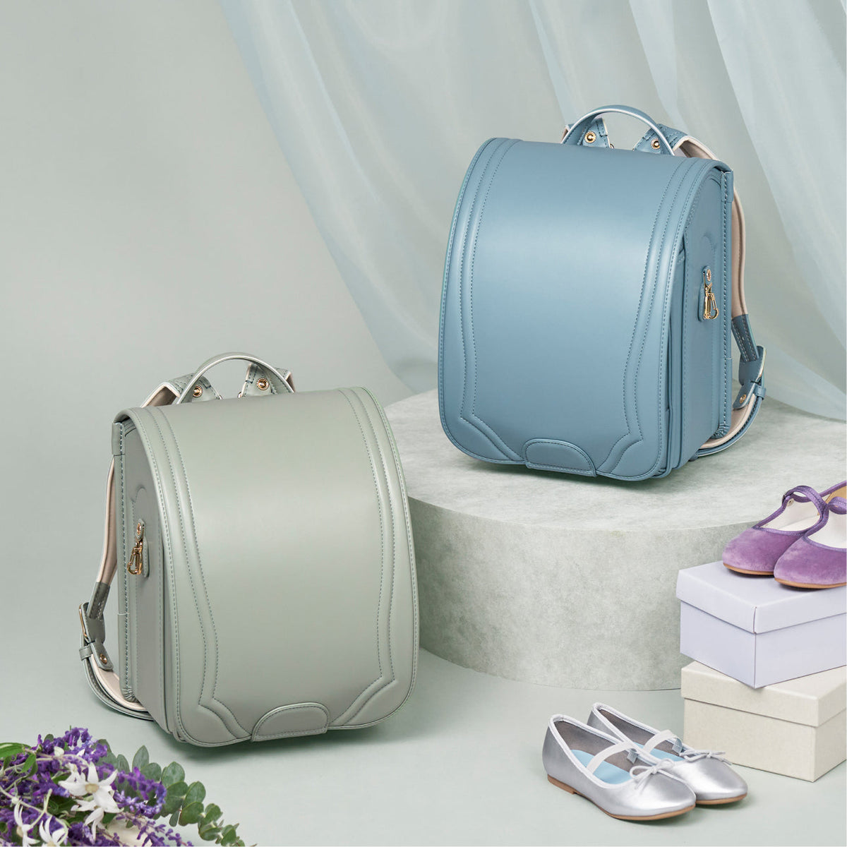 青・緑系のランドセル一覧