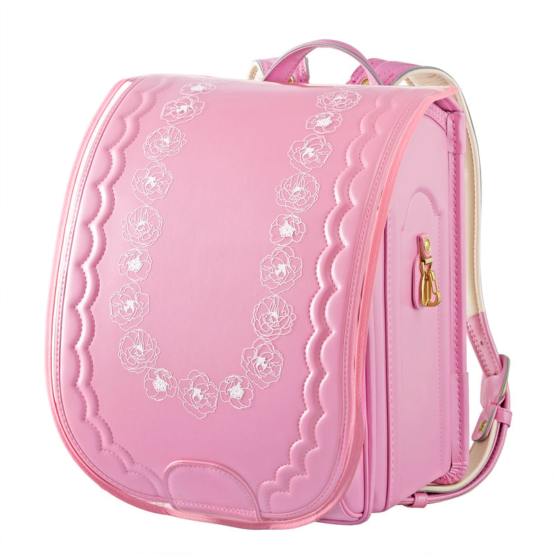 グリローズ ランドセルカバー クリア・ピンク（ラウンド） - griroseの