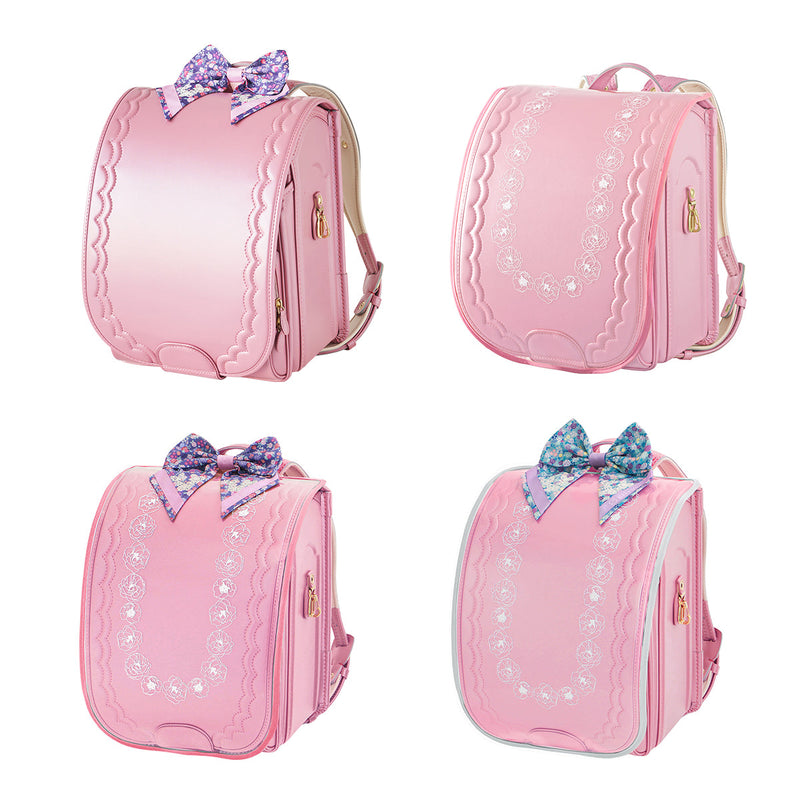 カバーやリボンでランドセルをコーディネート