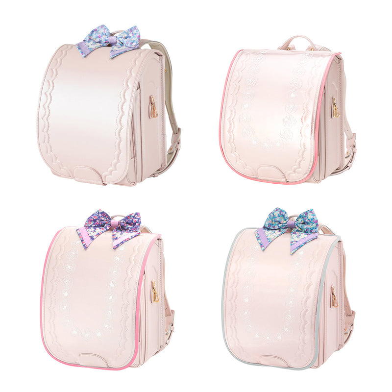 カバーやリボンでランドセルをコーディネート