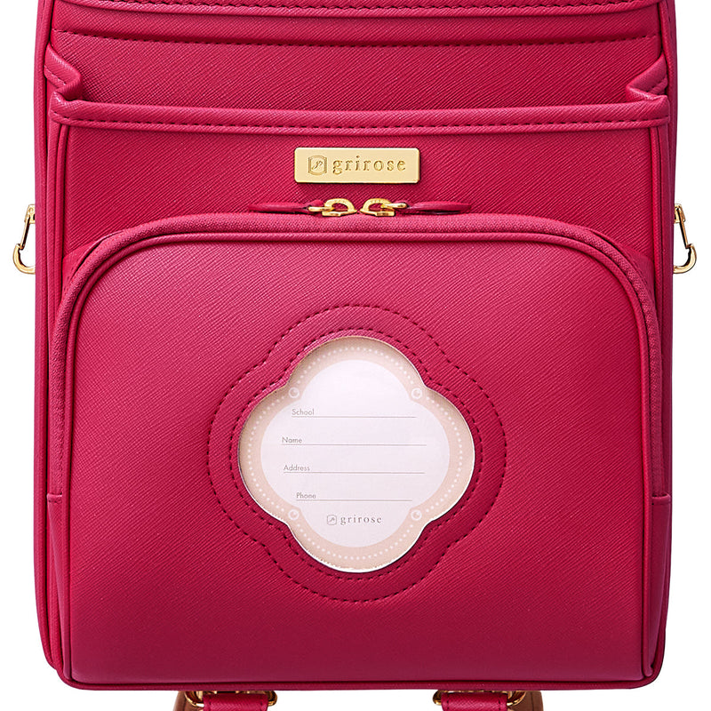 パール模様がのぞくお花型の窓