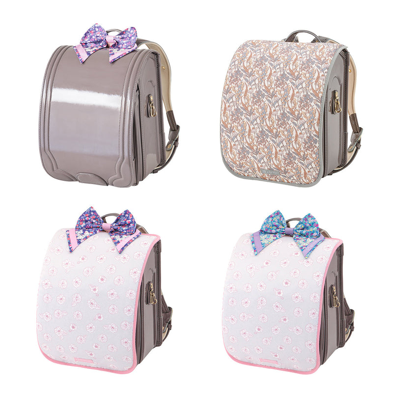 カバーやリボンでランドセルをコーディネート