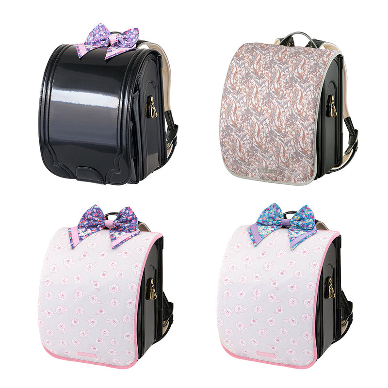 カバーやリボンでランドセルをコーディネート