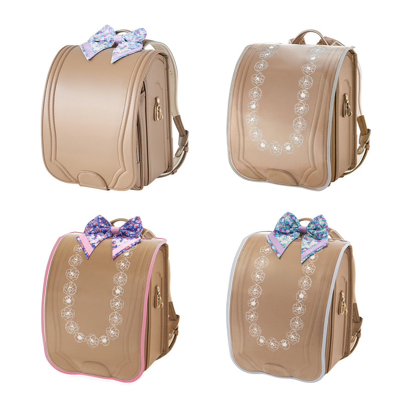 カバーやリボンでランドセルをコーディネート