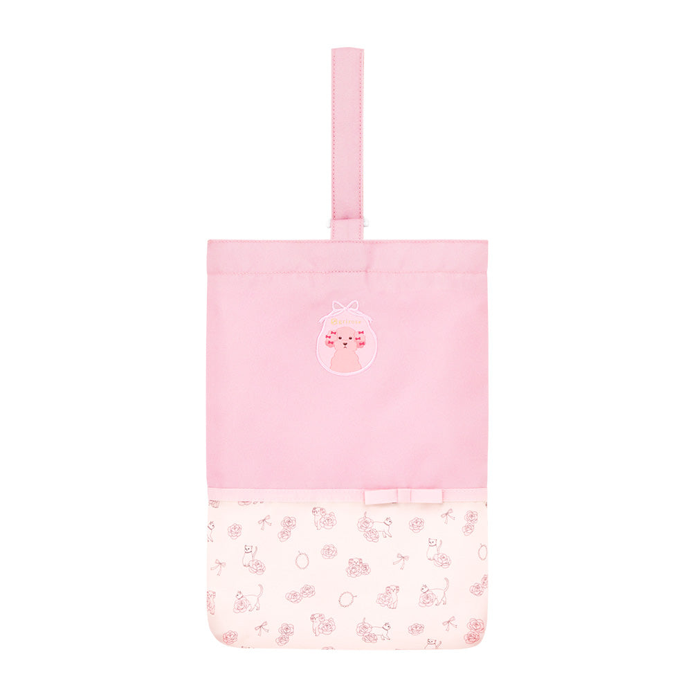 グリローズ シューズバッグ ボンボン・ピンク - griroseのランドセル