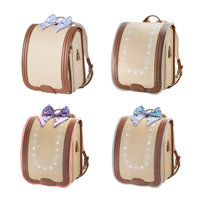 カバーやリボンでランドセルをコーディネート