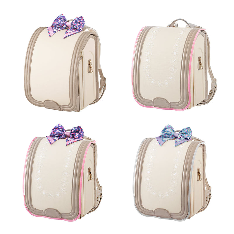 カバーやリボンでランドセルをコーディネート