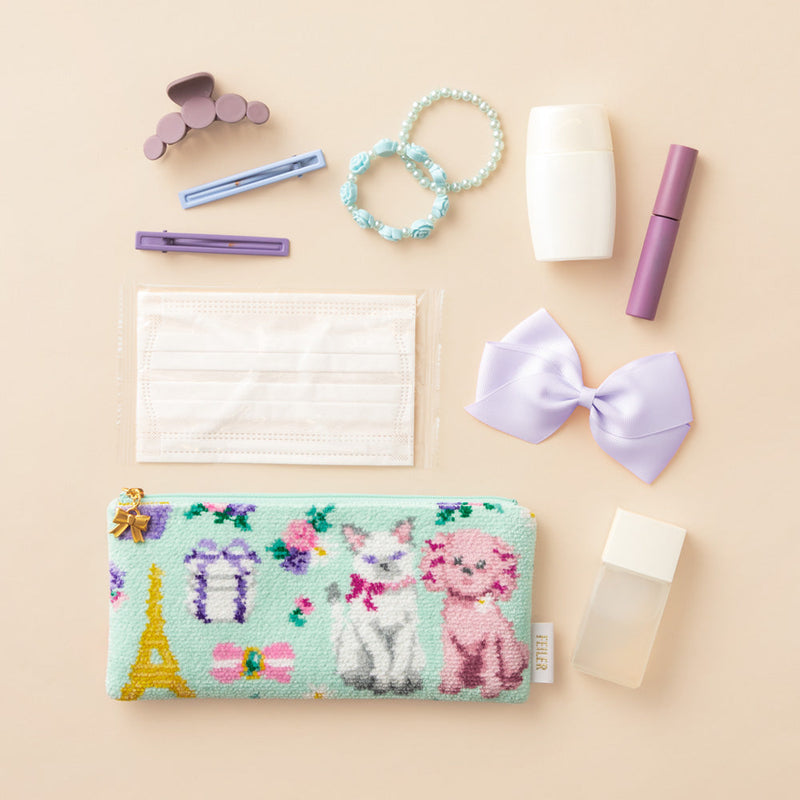 フェイラー　グリローズ コラボフラットポーチ パリプロムナード フェイラー×グリローズ コラボフラットポーチ パリプロムナード