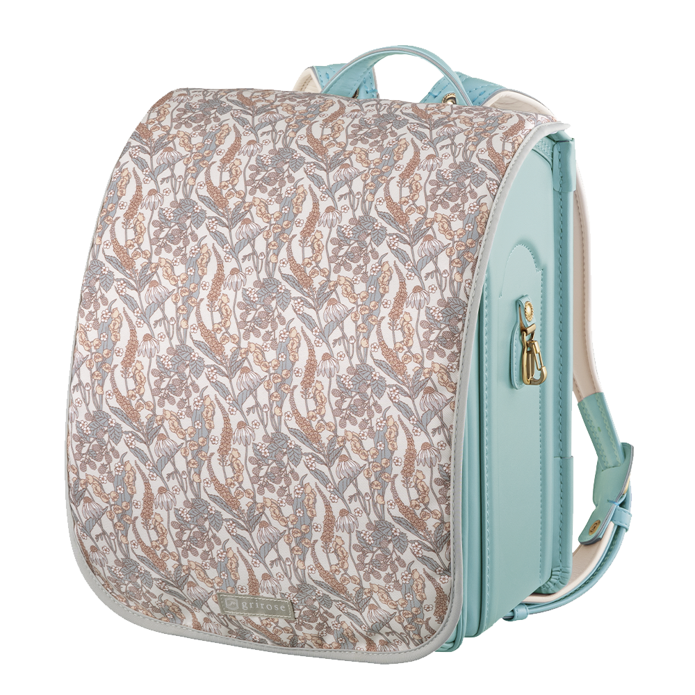 マーメイドミントにランドセルカバーのスプリングガーデン装着