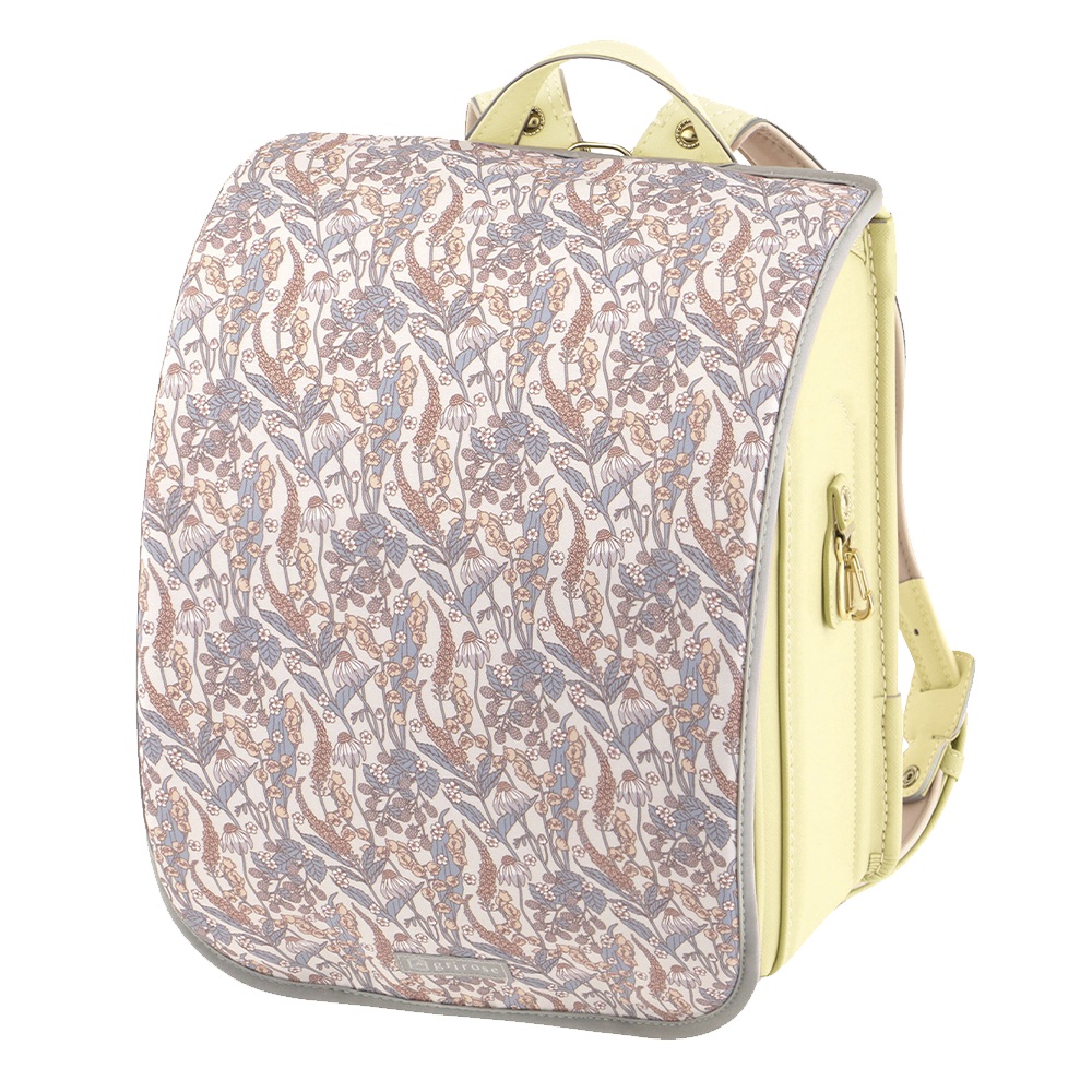 パステルシトロンにランドセルカバーのスプリングガーデン装着