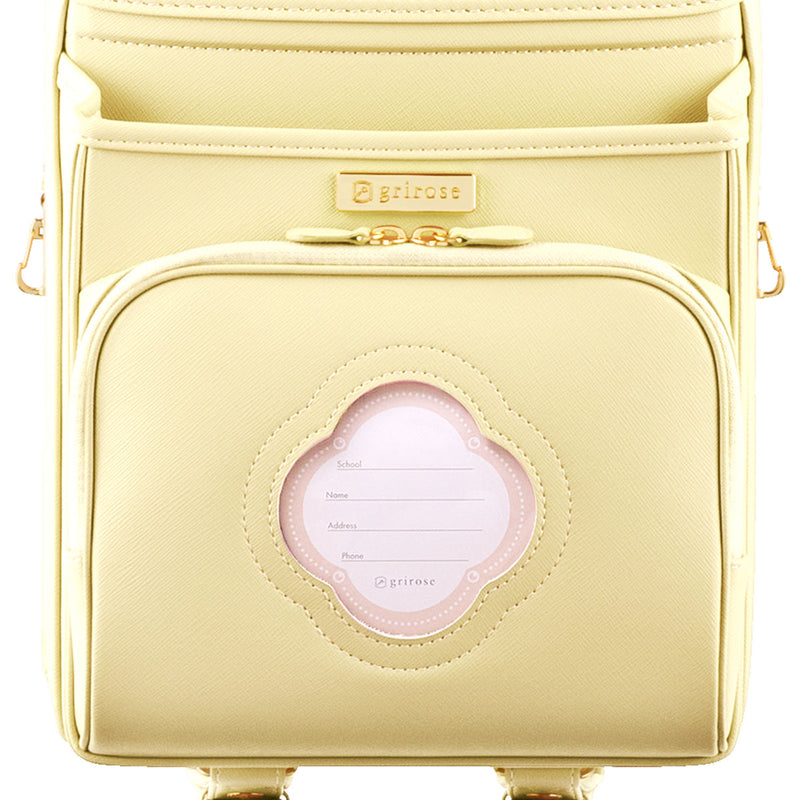 パール模様がのぞくお花型の窓