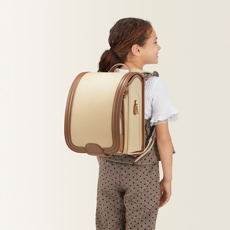 No.23｜ユルバントーン シャンパン×ブラウン - griroseのランドセル