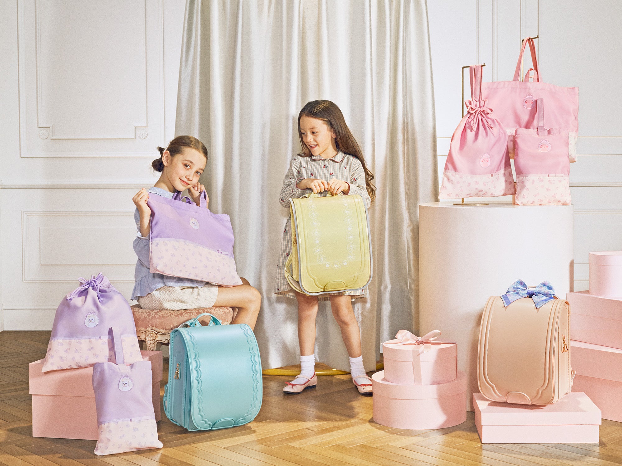 ランドセルカバーなど、おしゃれが楽しくなるアイテム。