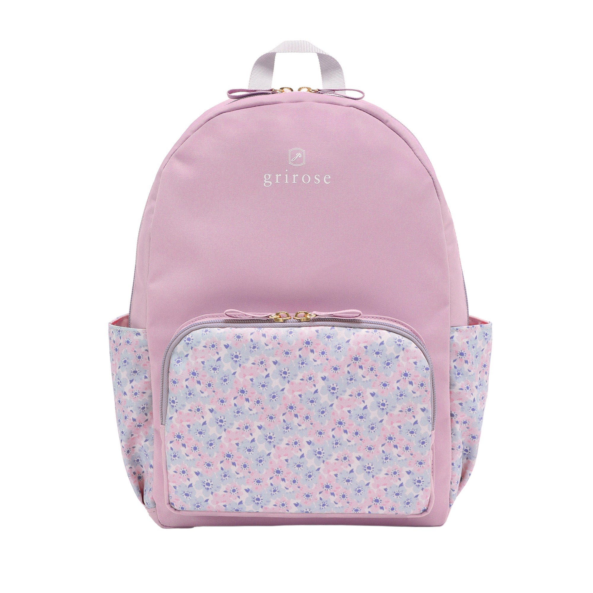 ピンク ロゴプリント リュック グリローズ キッズリュック ピンク - griroseのランドセル