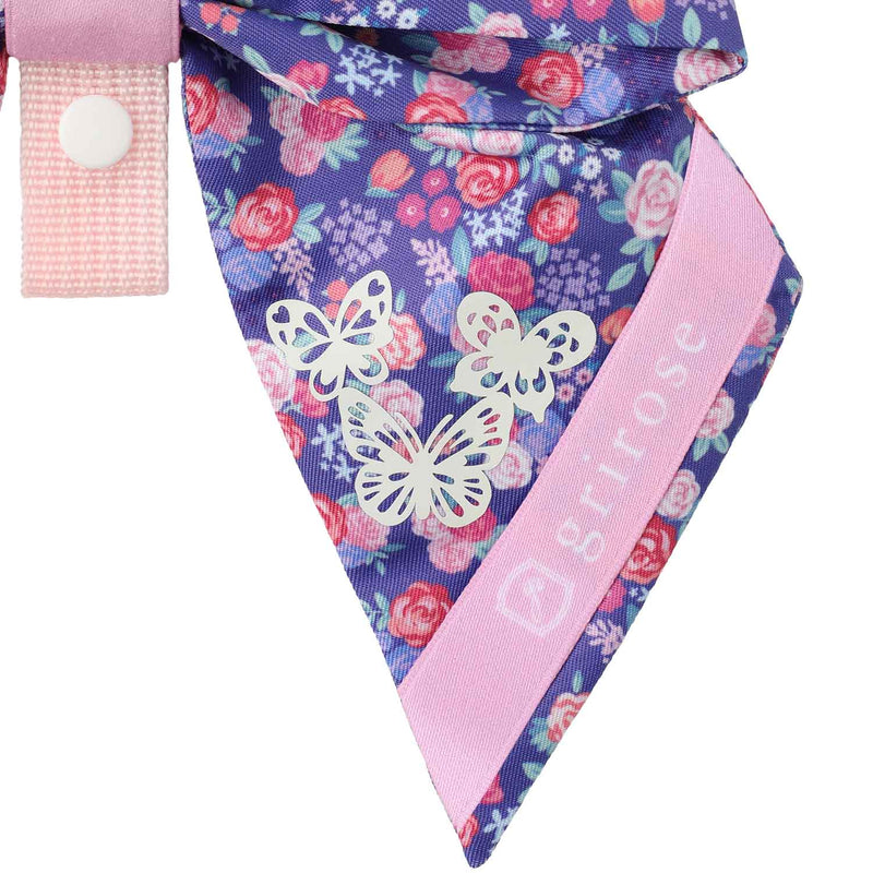 パープルにカラフルな小花を散りばめた、華やかな組み合わせ