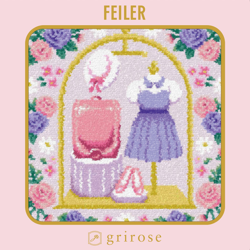 フェイラー×グリローズ コラボハンカチ マイリトルブティック（ミント